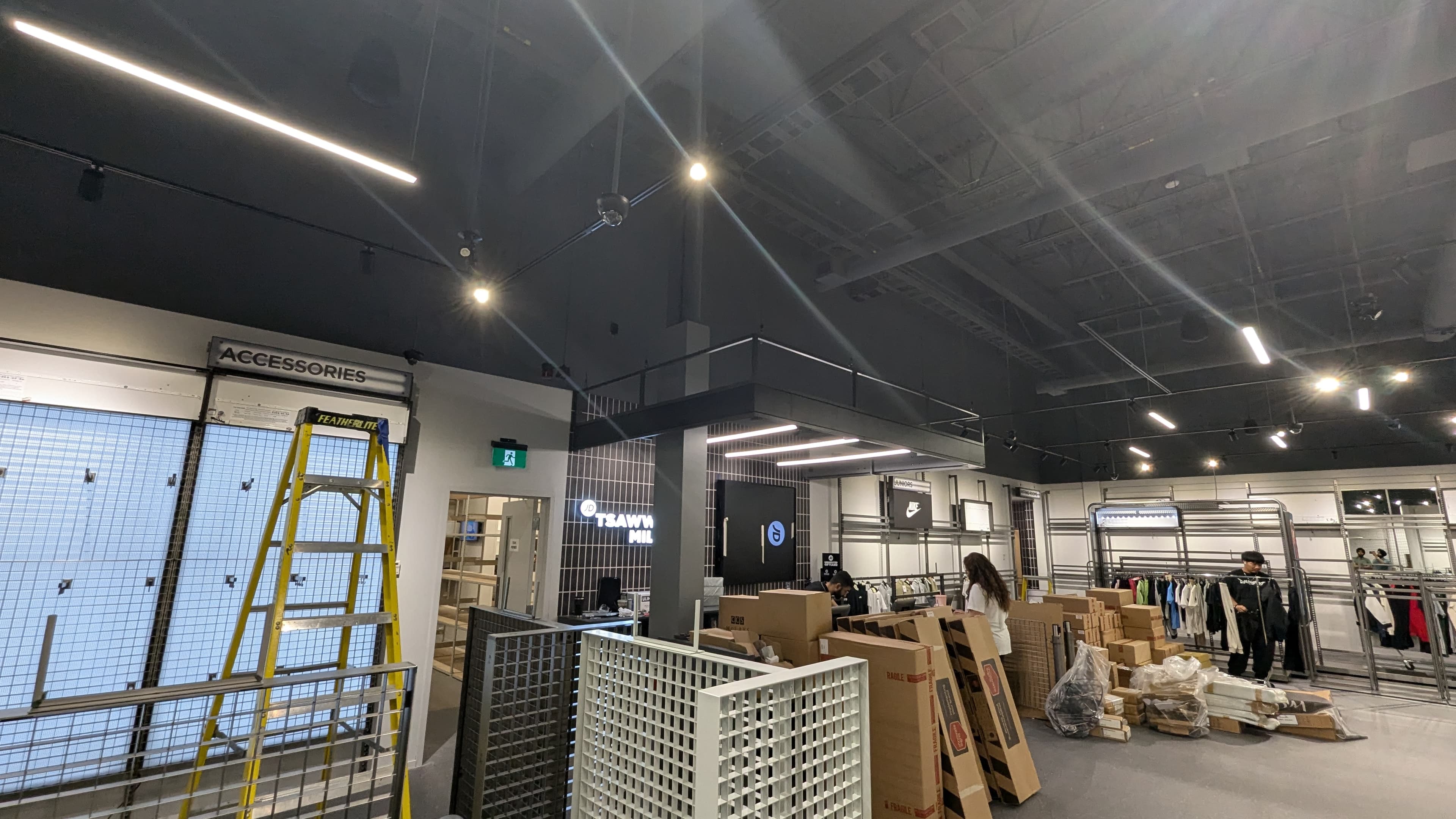 JD Sports Tsawwassen Mills store interior